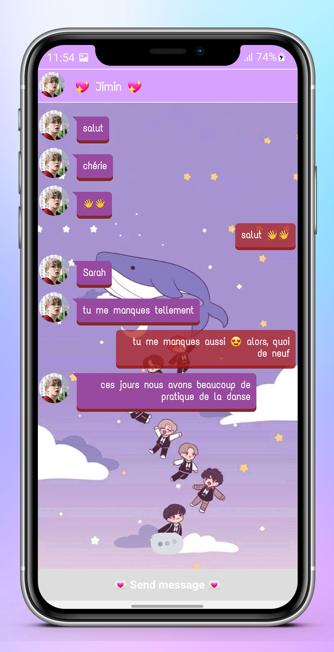 BTS Messenger Screenshot 3